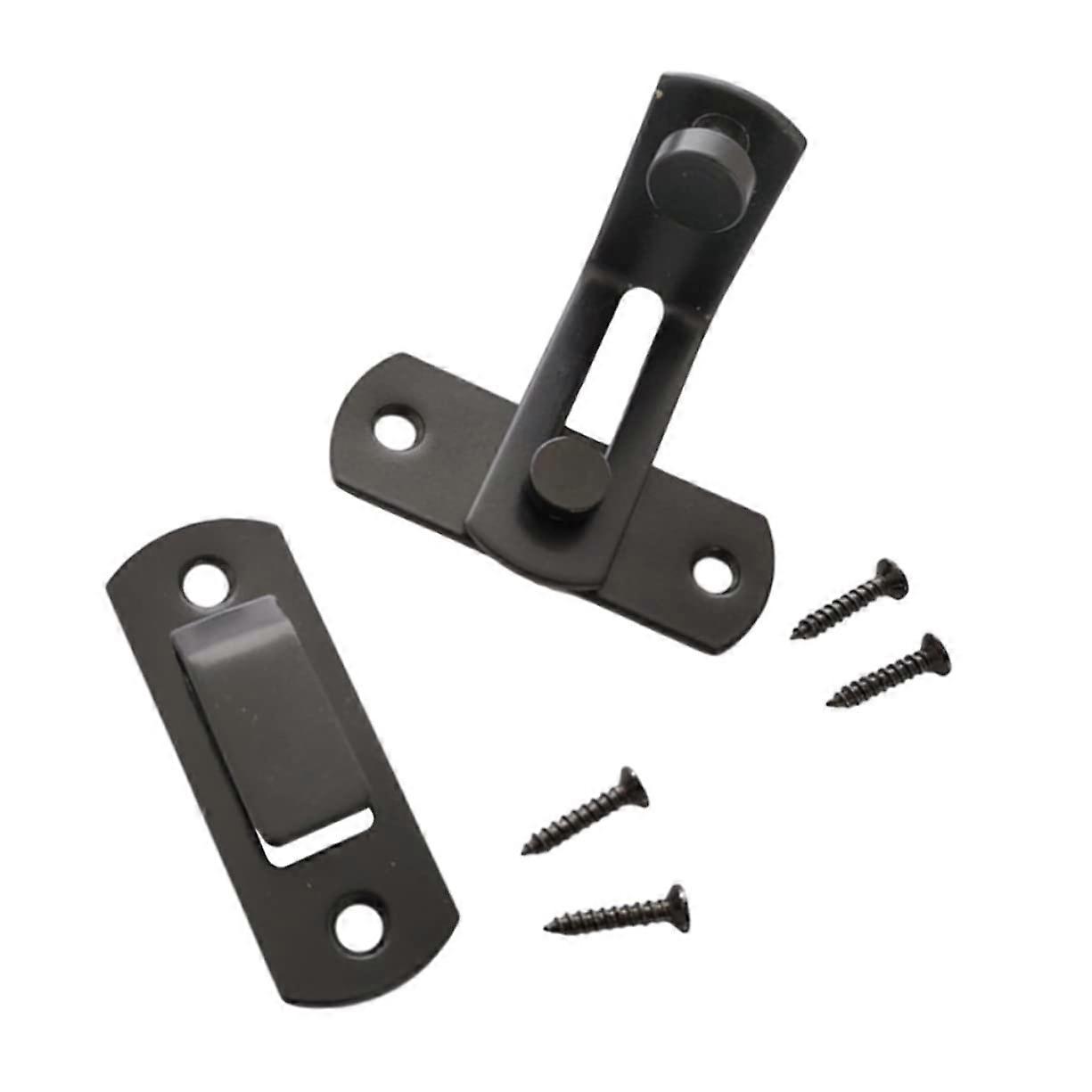 90 Degree Flip Door Latch, Corrosion-Resistant Barn and Garden Door Bolt, Left or Right Hand Install