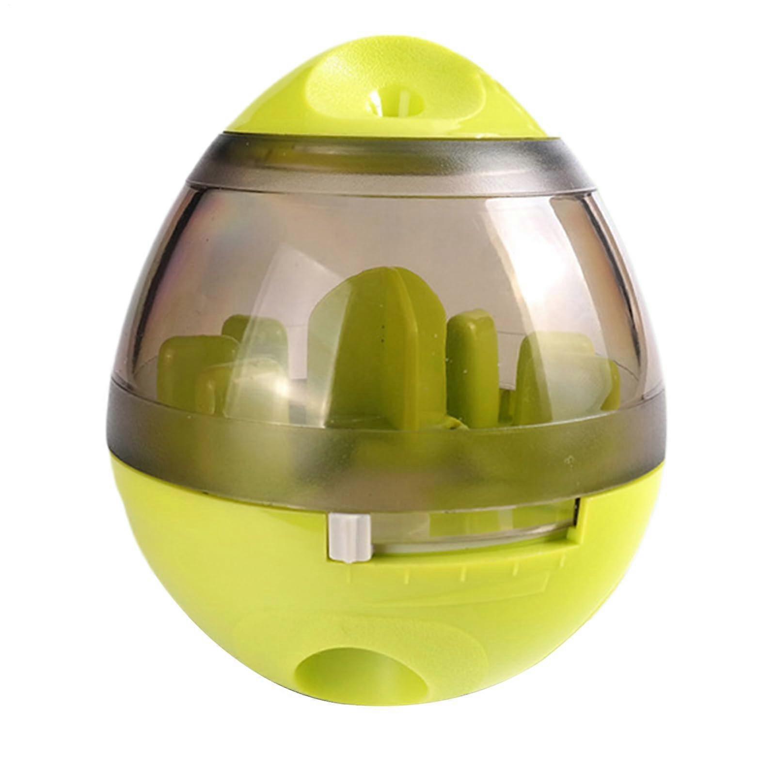 Aspensing Dog  Ball Interactive Toy Moving Dispenser Puzzle Chew Ball Green