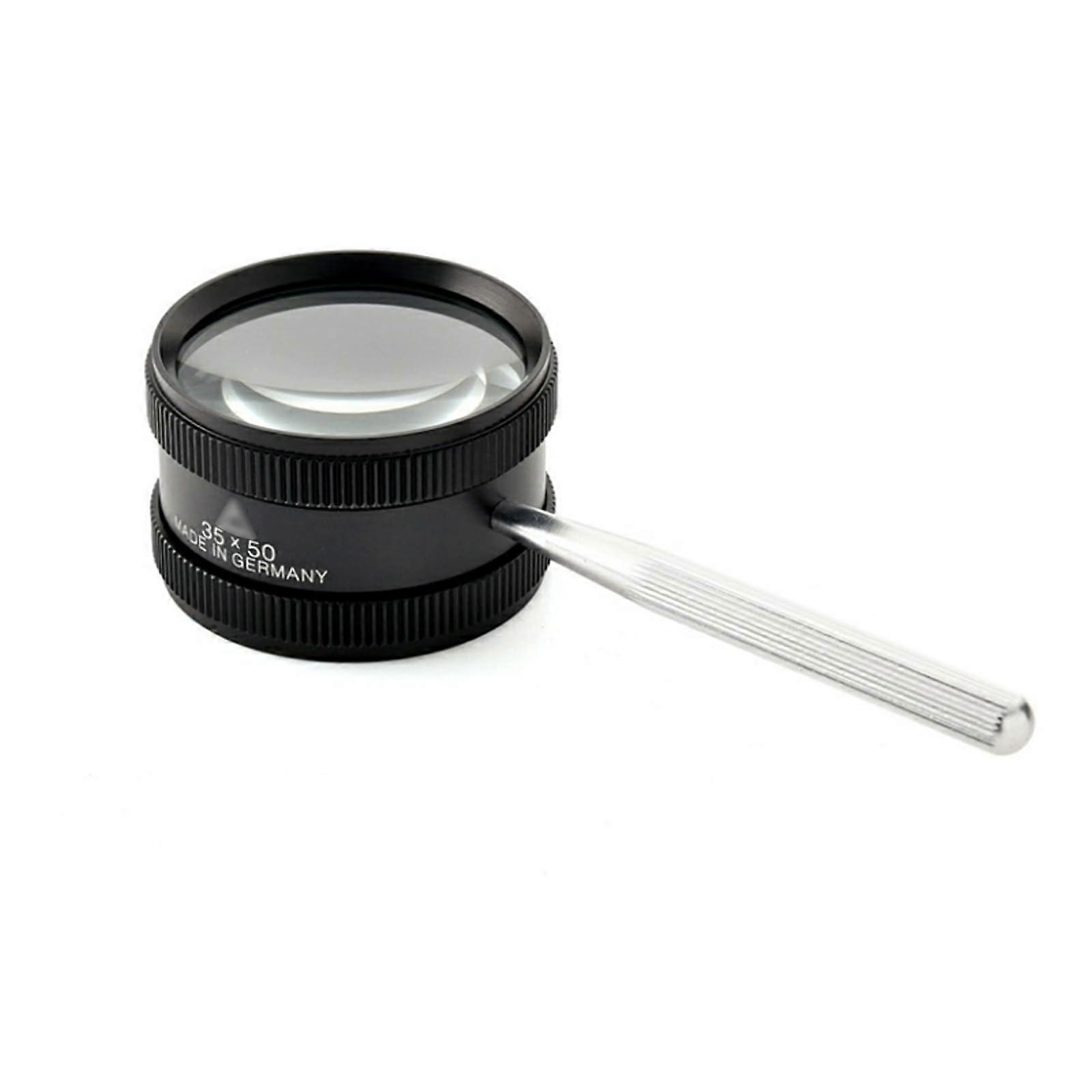 High Magnifying Glass 34x55mm Portable Reading Magnifier for Seniors and Elderly, Lightweight Handheld Lens