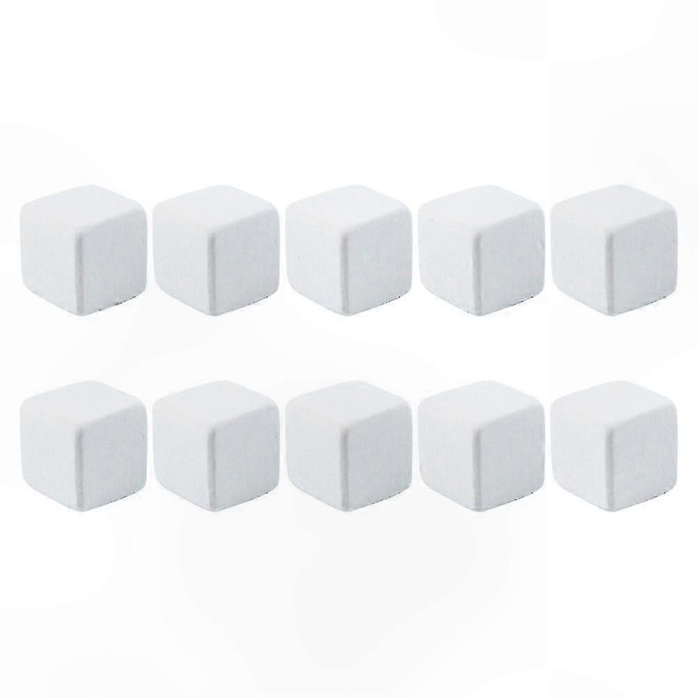 10-Pack Calcium Cubes for Reptile Tanks Safe Turtle Grinding Blocks White Substrate