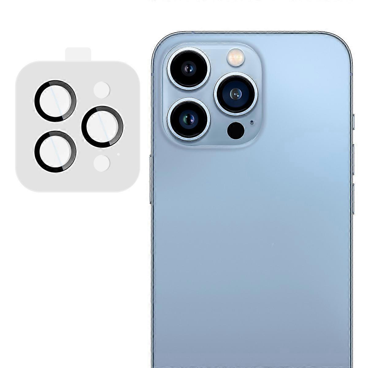 IMAK For iPhone 13 Pro/13 Pro Max Tempered Glass Camera Lens Protector with Self Positioning Frame