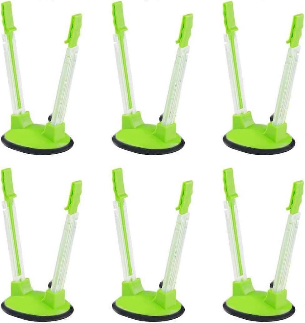 Support de sac de congélation - Support mains libres réglable (vert, 6 pièces)