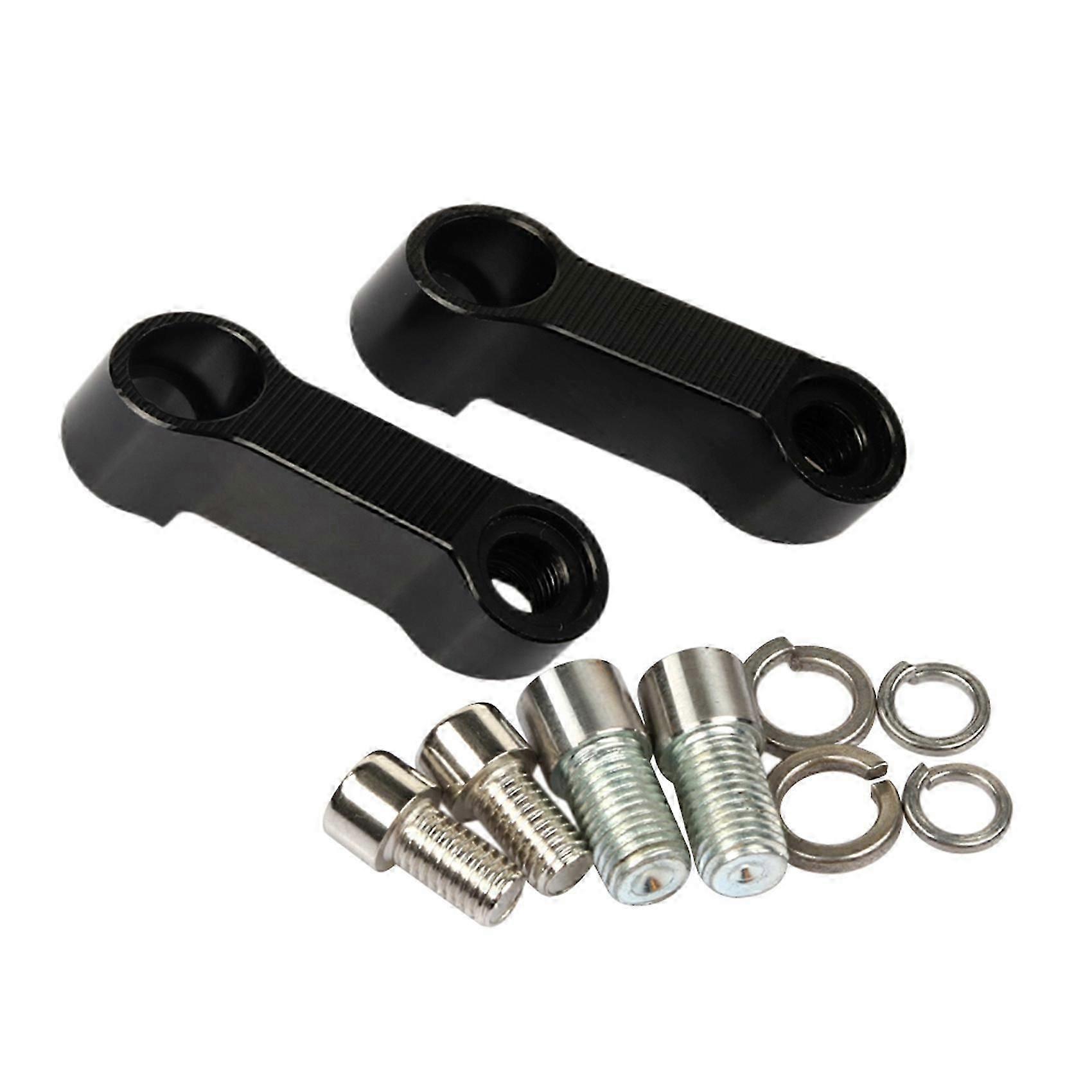 Handlebar mirror riser adapter for universal motorcycles 10mm 8mm
