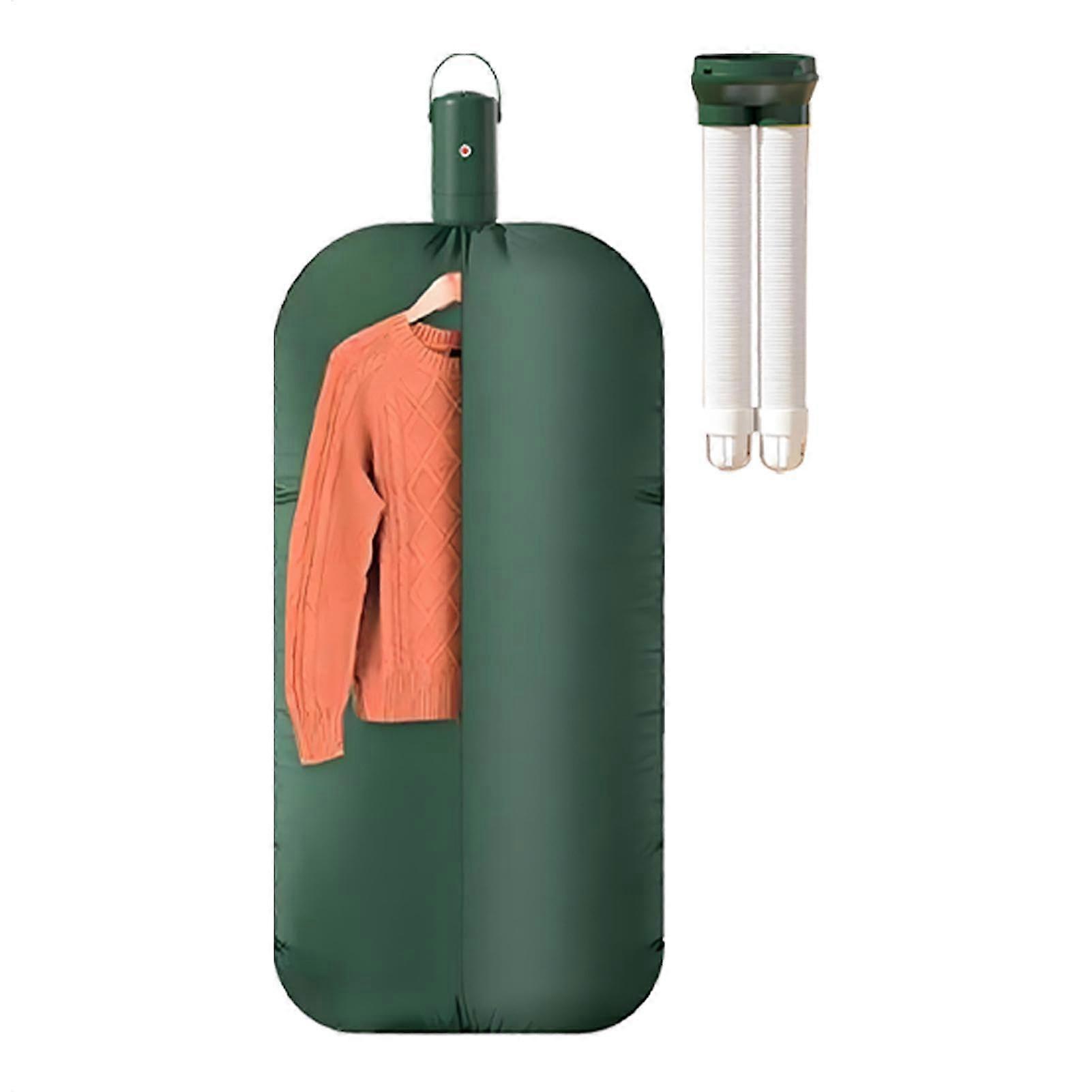 Clothes Dryer Portable Compact Machine for Home Use, Green Underwear and Garment Drying Appliance