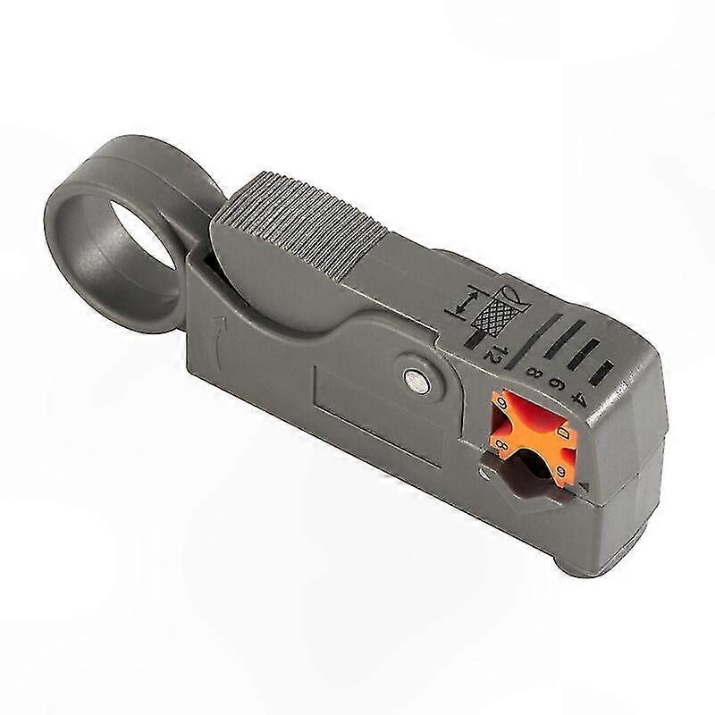 Coaxial Cable Stripper Tool, Multi-Function Network Cable Cutter and Knife Device, 1 Piece Wire Stripping Gadget for Networking Tasks