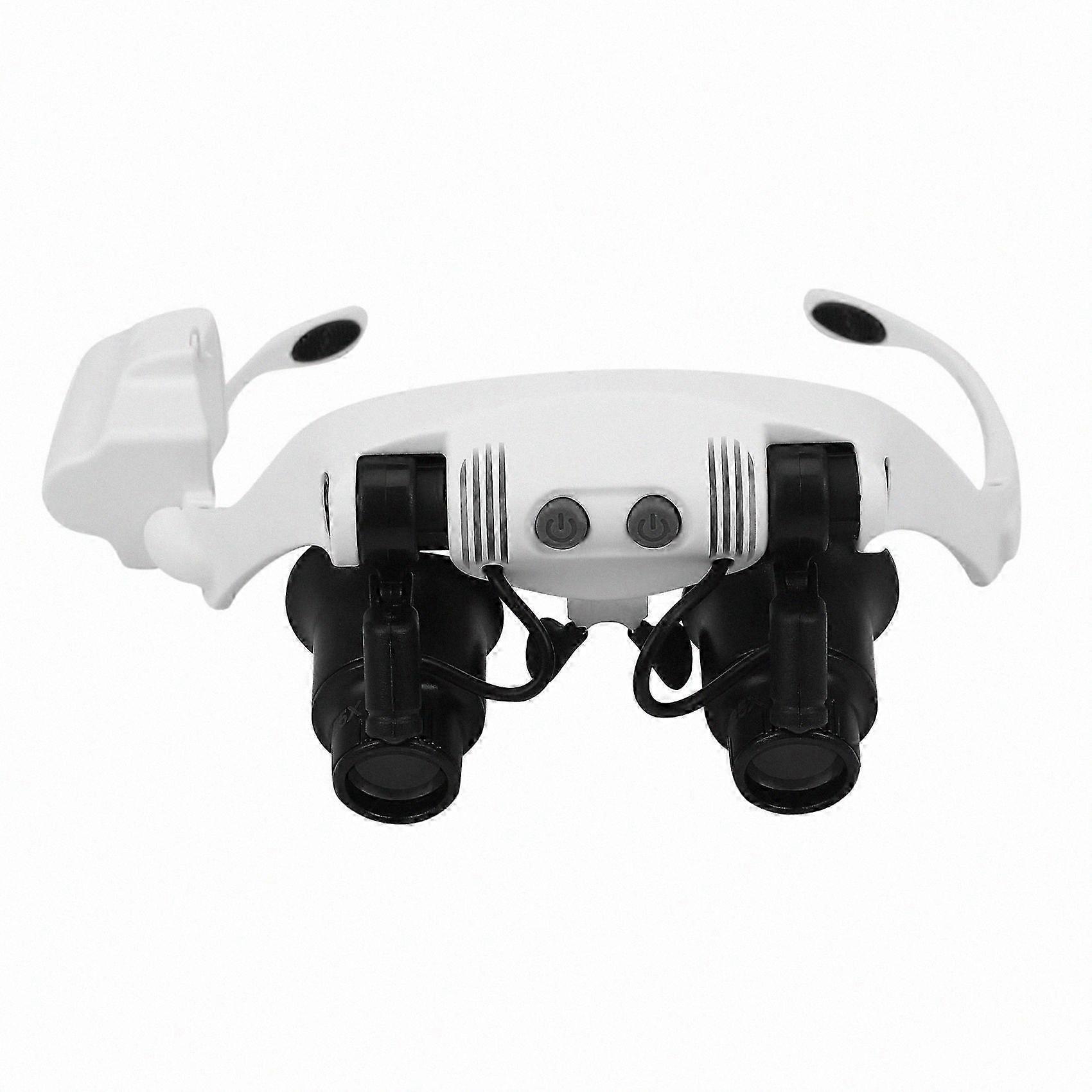 10x 15x 20x 25x Ochelari de soare Increase with 2 Lumini Lupă LED Ceasornicar Bijutier magnif