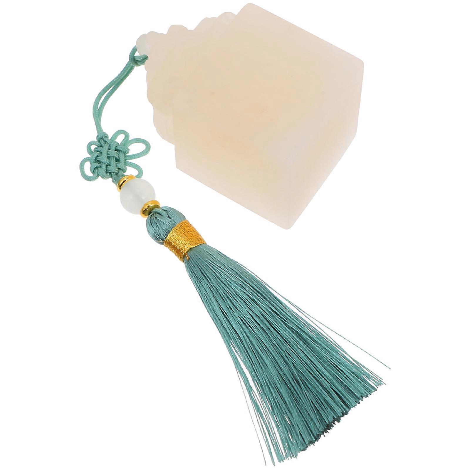 Chinese Stamp Seal Name Seal Rectangular Stone White for Art Creation 1Set