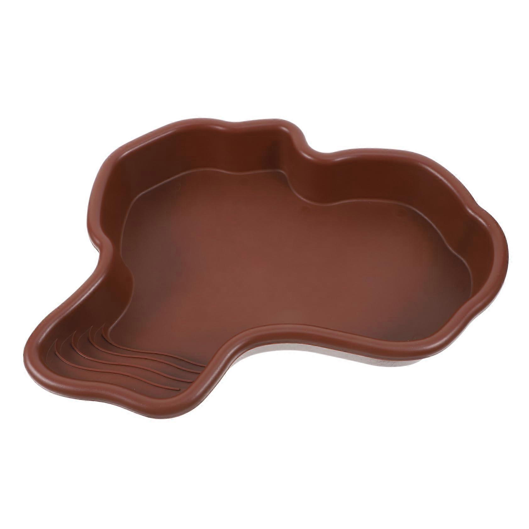 Extra Large Tortoise Soaking Dish Durable Bathing Pool for Turtle Care