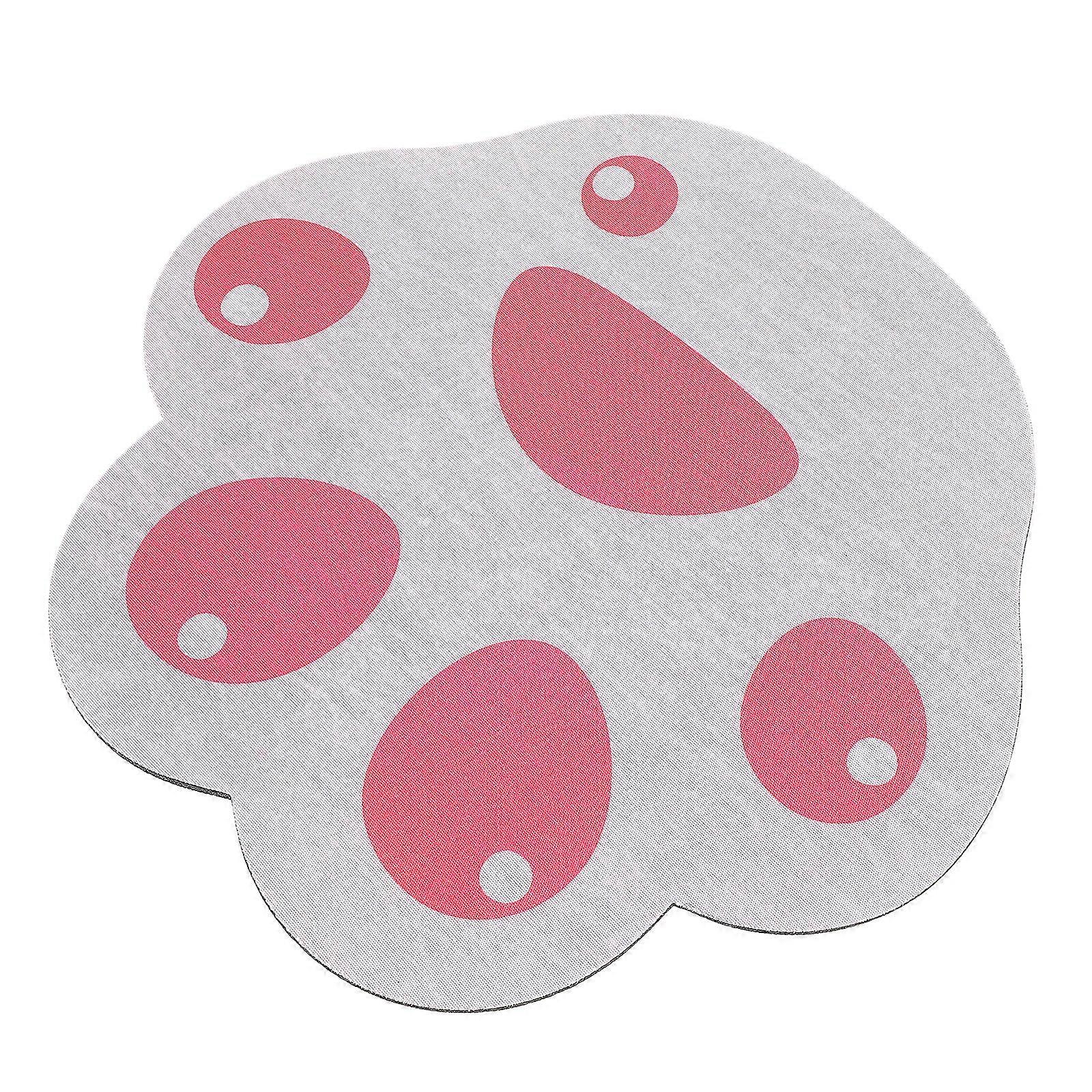 Cartoon Cat Paw Rubber Mouse Pad Non Skid Laptop Mat 2pcs