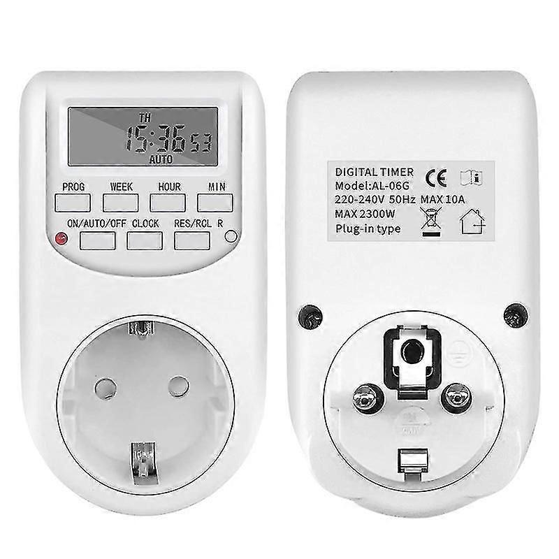 Eu Plug Timer Switch Energy Saving Digital Kitchen Timer Outlet Week Uur Programmeerbare Timing Socket