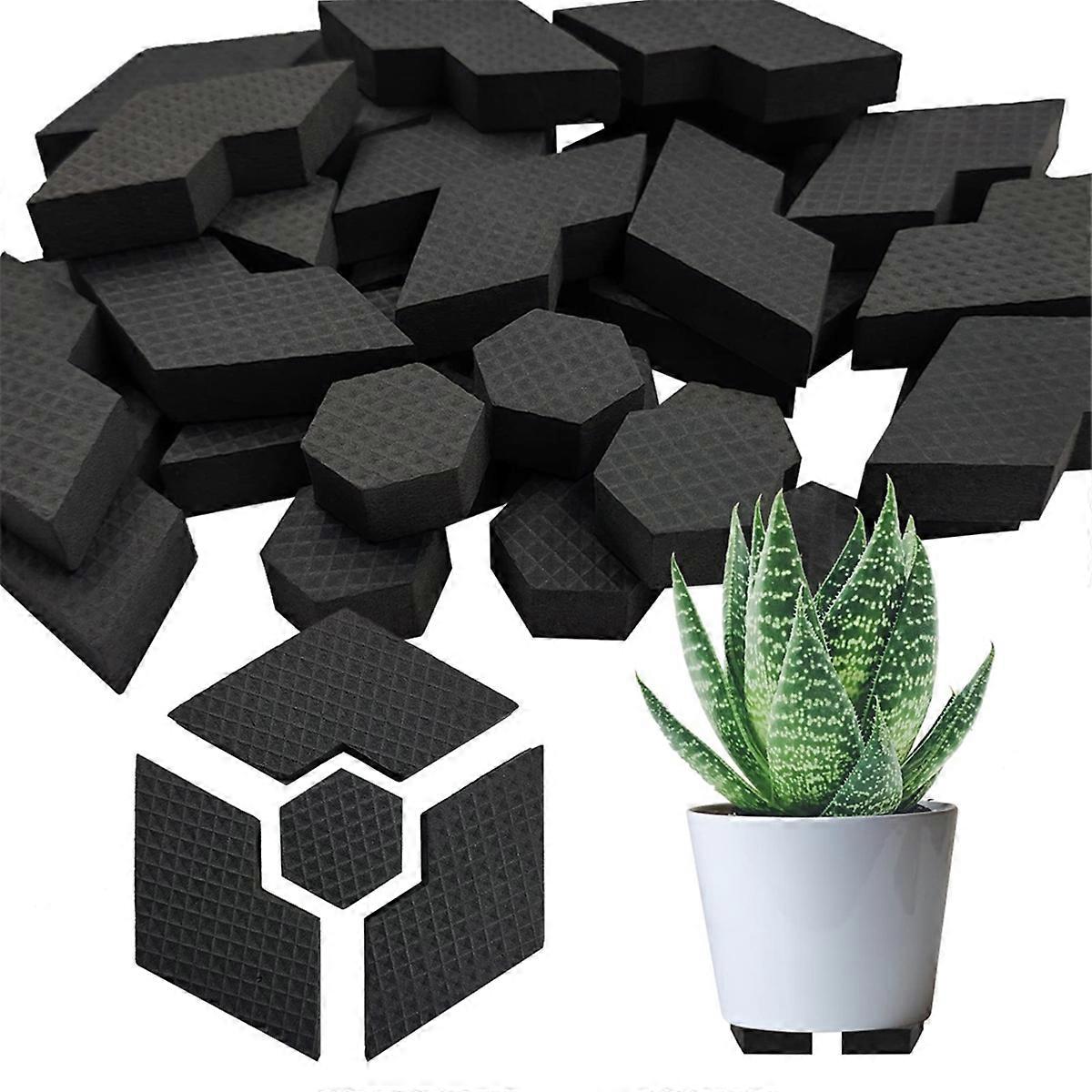Garden 10pcs Invisibles , Composite Hexagon Flowerpot Feet Riser for Multiple Styles Pots