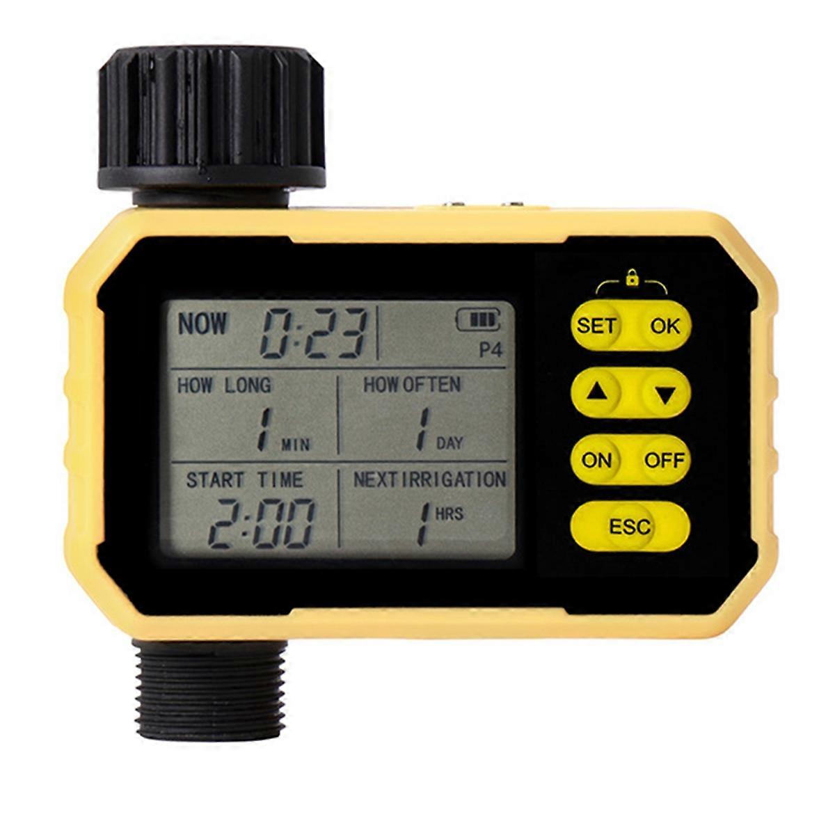 Intelligent Irrigation Watering Timer Auto Water Saving Solar Irrigation Controller Garden Lawn Pla