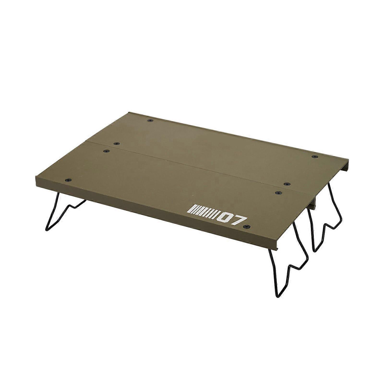 Portable Camping Desk SpaceSaving Aluminum Table For Backpacking, Outdoor Activities, Quick Setup, Beach Trip