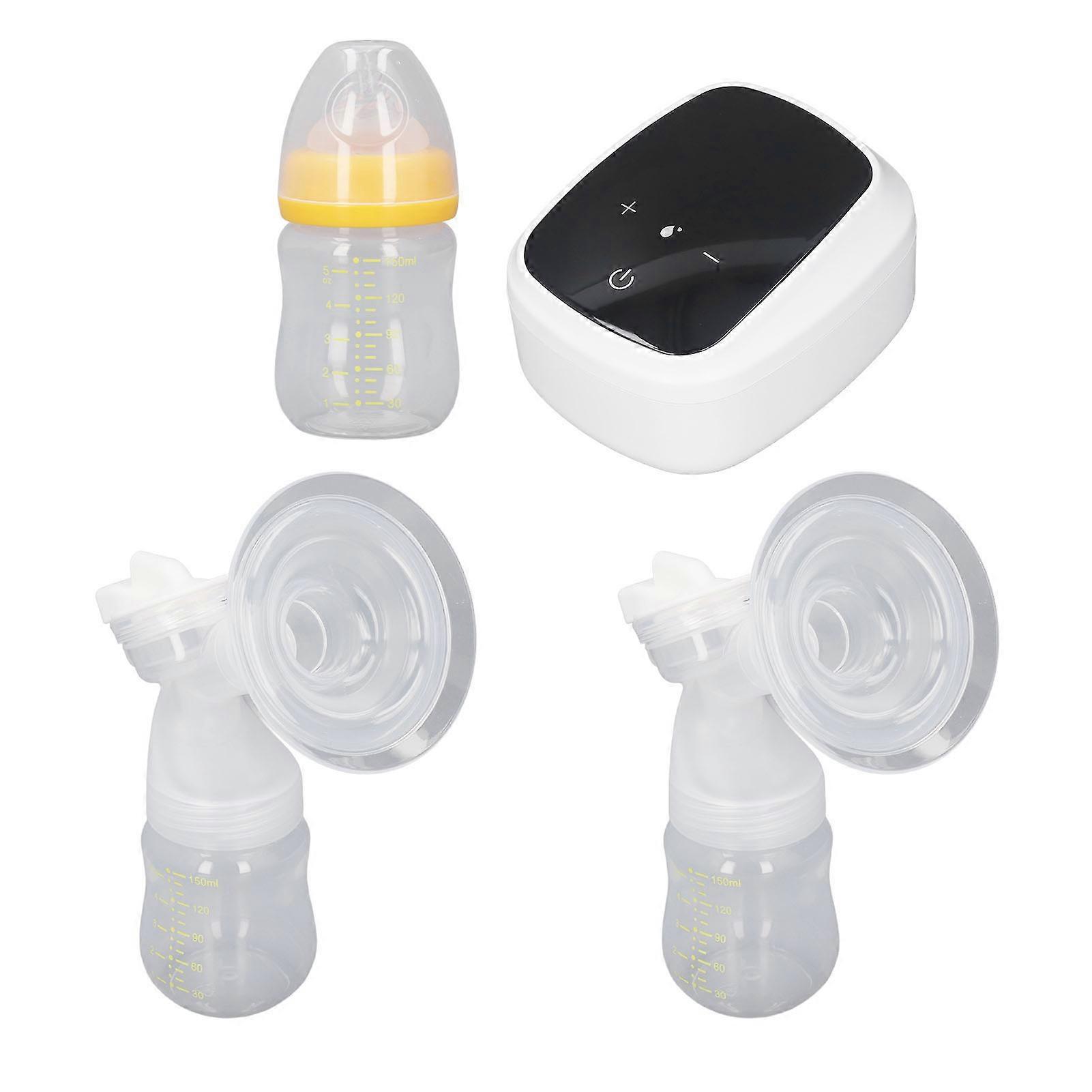 Electric Double Breastfeeding Pump 5 Levels Suction 150ml Bottle