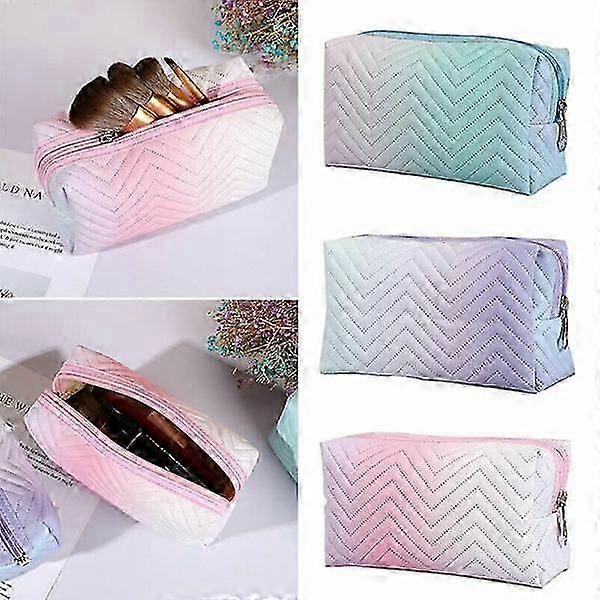 Makeup bag zipper pink pink Cs fast