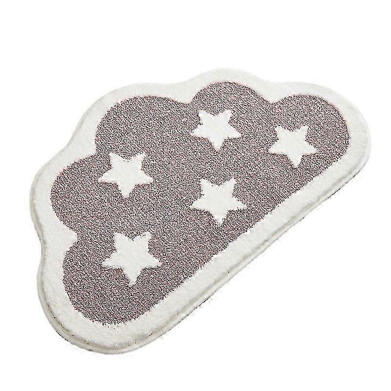 Bath Mat Non Slip Absorbent Shower Bathroom Rug Carpet Clouds