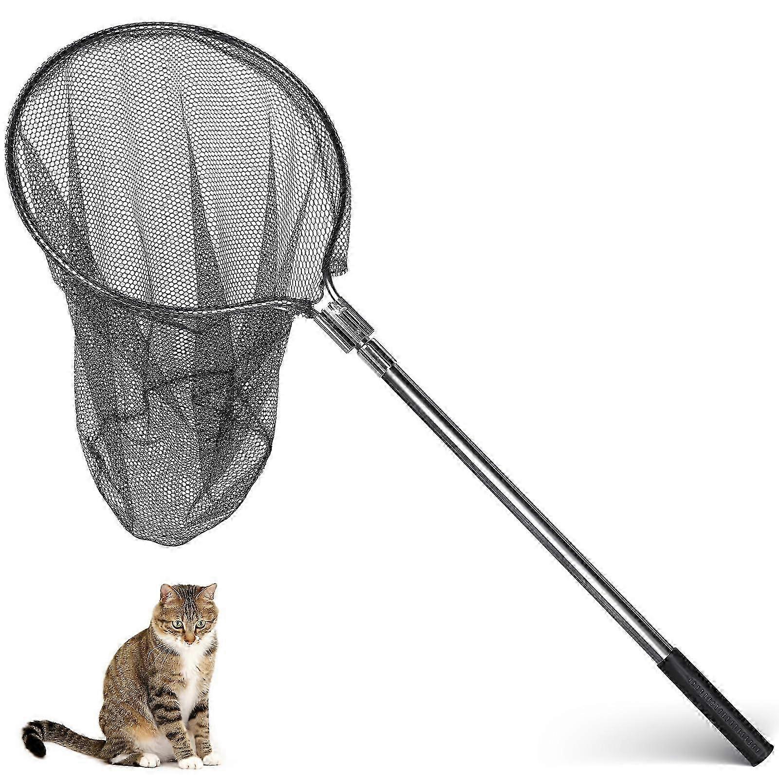 Catch Net, Small Animal Catcher for Chicken, Duck, Goose, Fish, Bird Cat, and Others(40' 62' Handle with 20' Net Opening)
