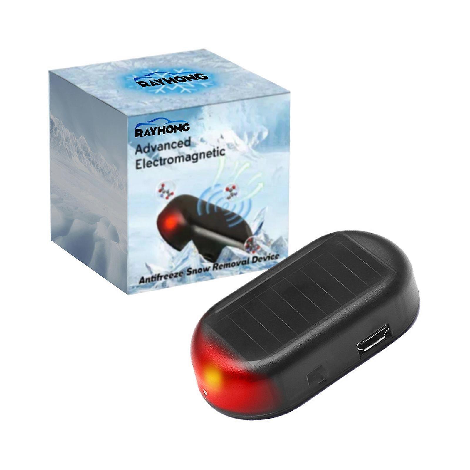 Interference antifreeze device for preventing car window glass from ice and snow in winter