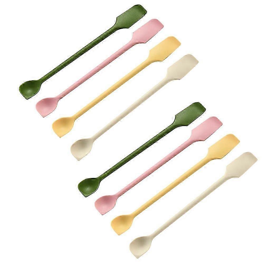 Silicone Scraper Set Double Scraper Jam Cream Deep Bottle Extended Spatula Jam Spoon Spatula Cake Scraper