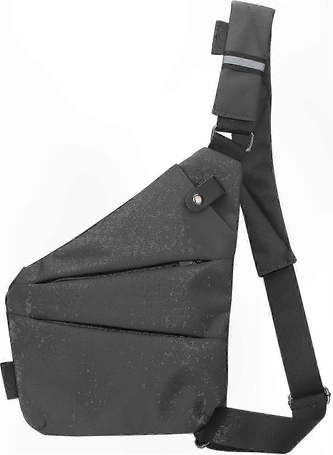 Secure Crossbody Sling Bag with Adjustable Strap for Men and Women Travel Use