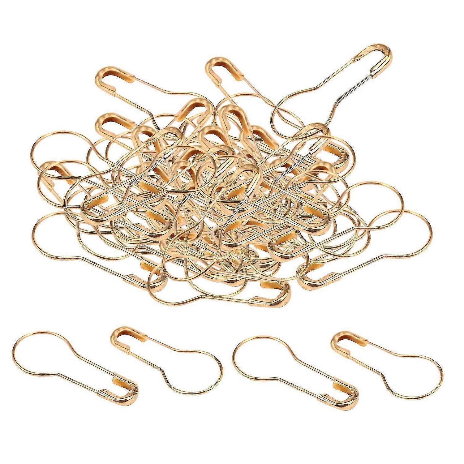 Gourd Hooks Calabash Shape Safety Pins Swing Tag 100 Pcs