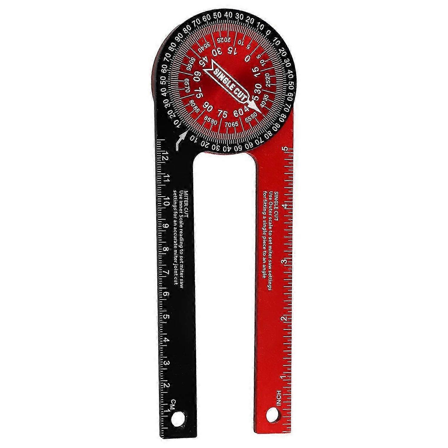 360 Degree Angle Gauge Woodworking Horizontal Angle Gauge Angle Cutting Locator DIY Angle Ruler Angle Measuring Device