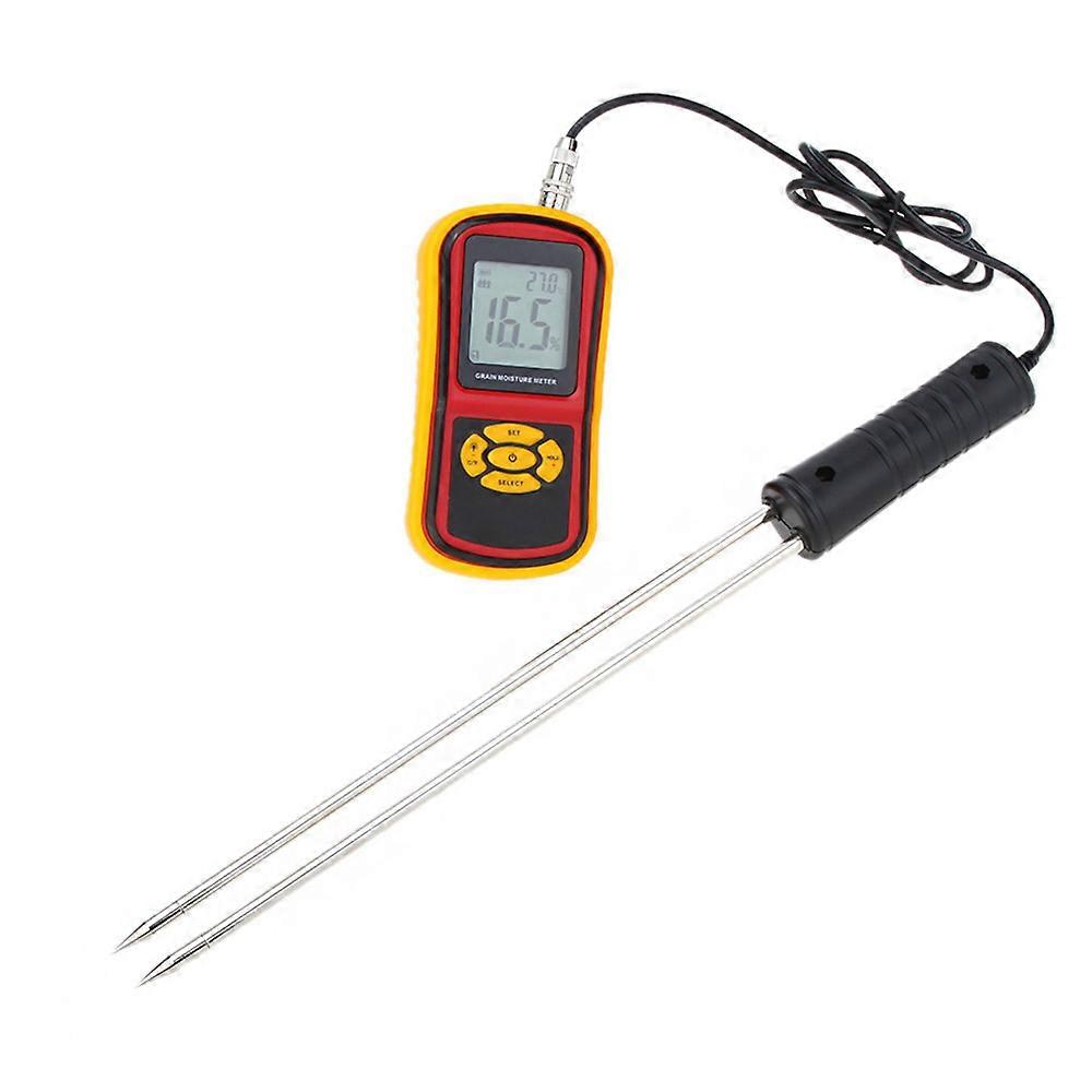 GM640 Portable Grain Moisture Meter with 41cm Probe LCD Display