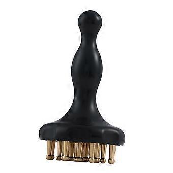 Brass Point Massage Body Brush Gua Sha Comb Portable Manual Body Relaxation