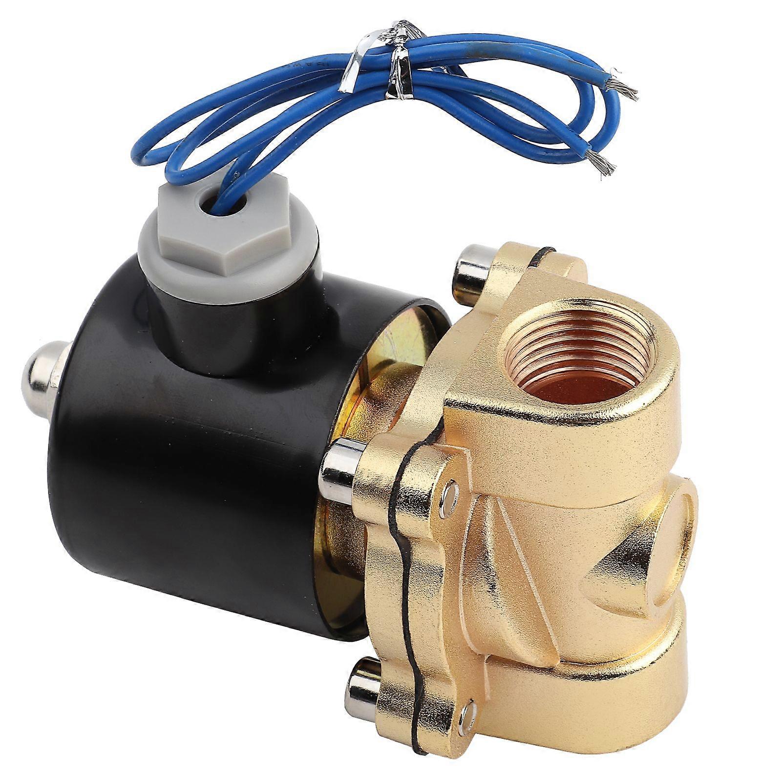 DC 12V 1/2" Normal Closed Electric Solenoid Valve for Water Air Fuels Gas