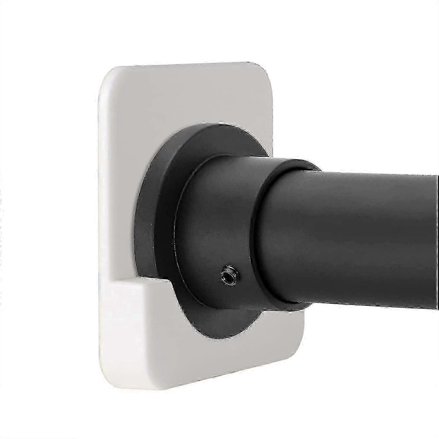 2er-Pack selbstklebender Duschvorhangstangen-Spannhalter - kein Bohren erforderlich
