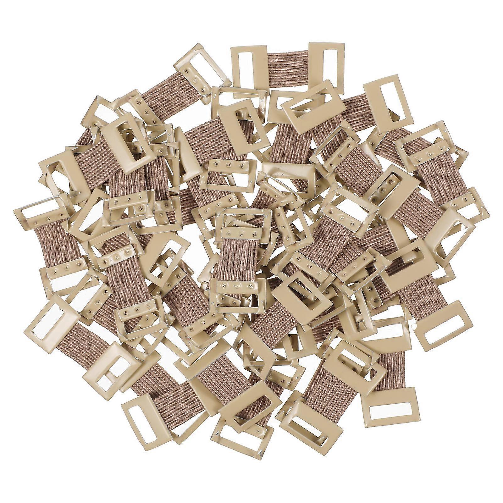 Clips for Stretch Metal Clasps Use Bandages Chocolate Secure Bandages 50Pcs