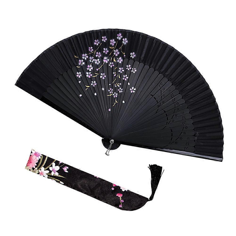 Folding Fan Smoky Cherry Blossom for Performance 1 Piece