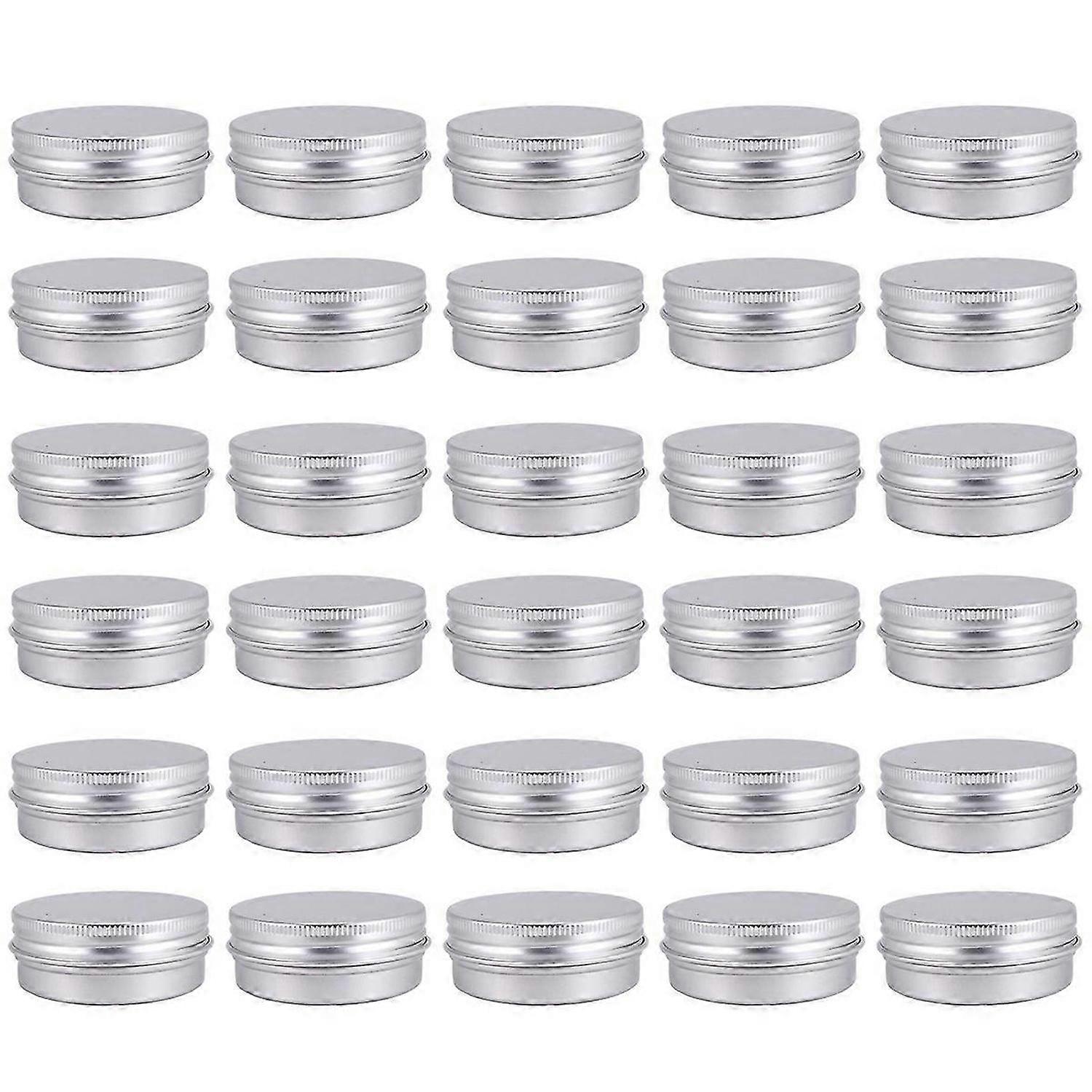 30 blikjes lippenbalsem met schroefdop (1 oz)