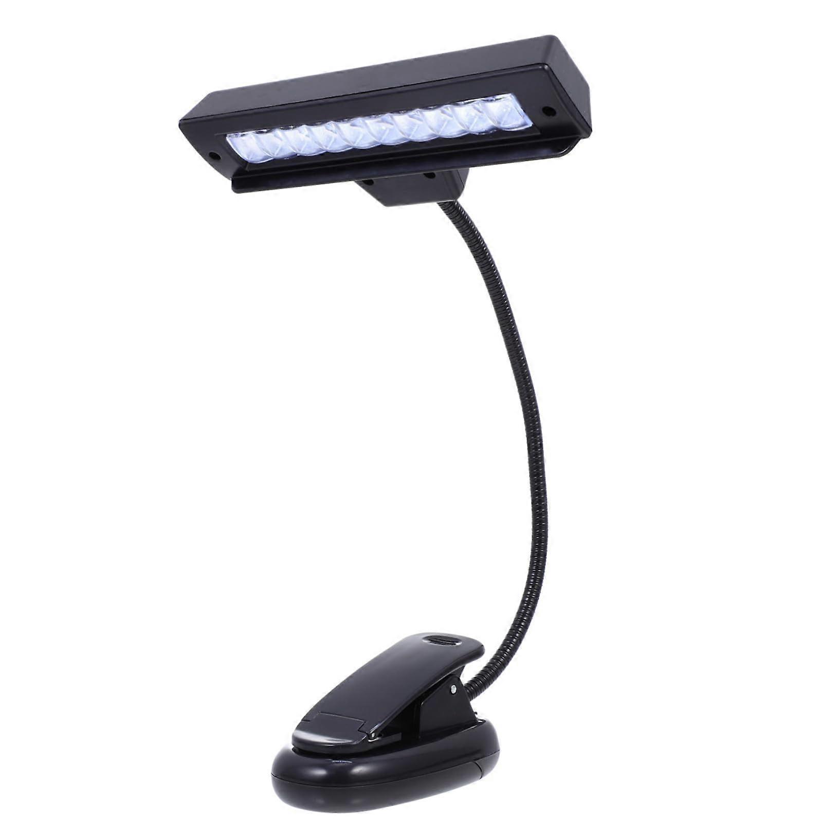 LED Music Score Clip Light Battery Operated Eye Protection Lamp For Piano Practice Large Clamp Desk And Music Stand