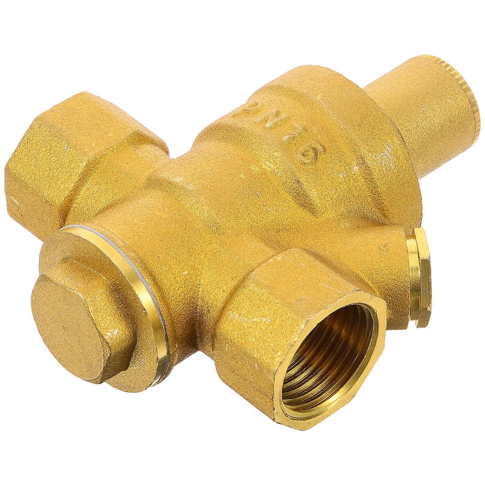 Pressure Regulator Brass Reducing Valve for Water Connection 5Pcs Set