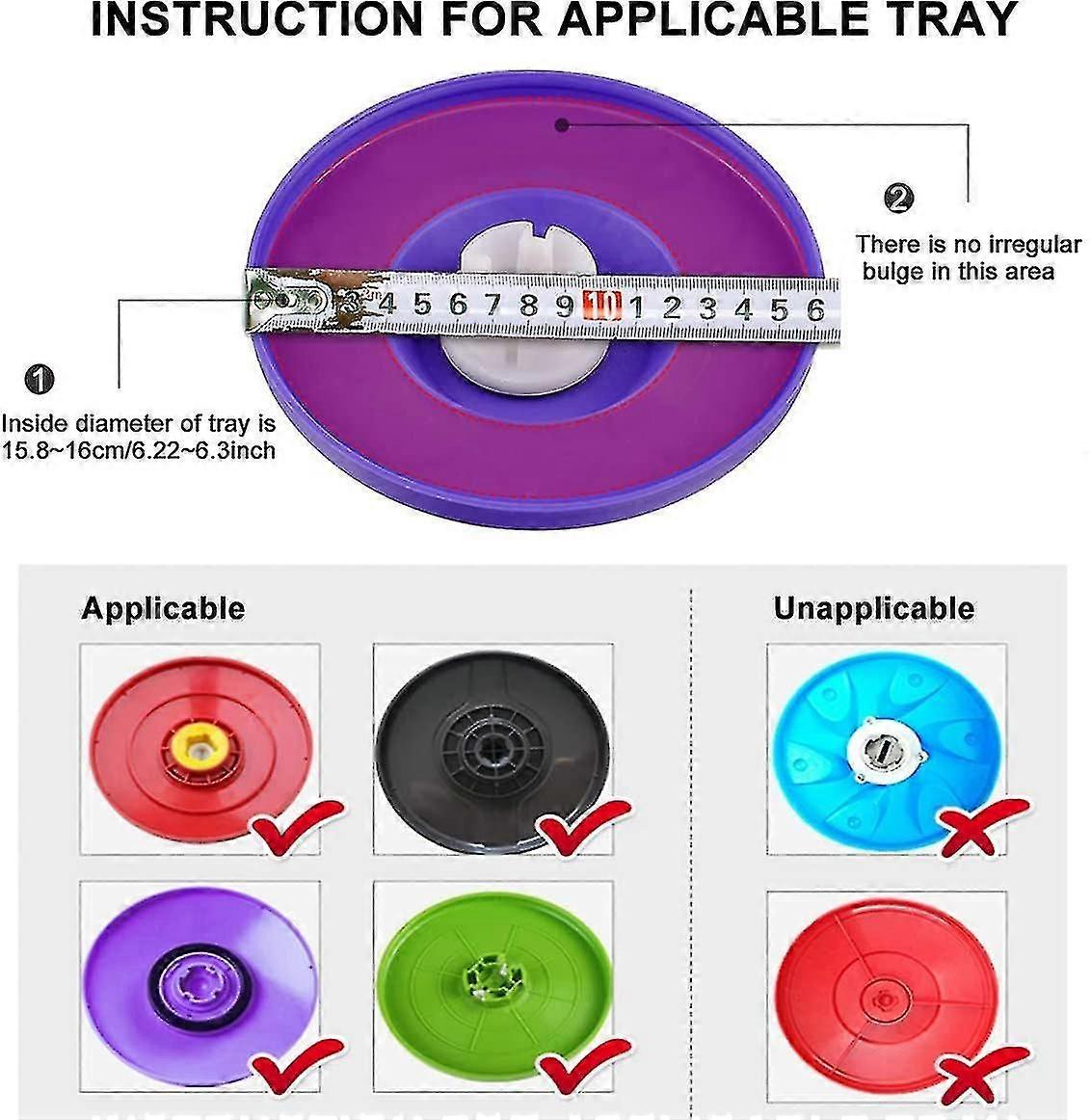 3 Pack Premium Replacement Mop Heads Refill For 360 Rotating Round Spin Magic Mop