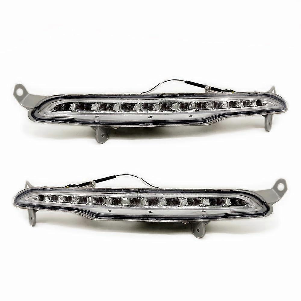 LED Daytime Running Light Fog Lamp Cover For Kia Optima K5 2010-2013 Front Bumper DRL Without Frame 2Pcs