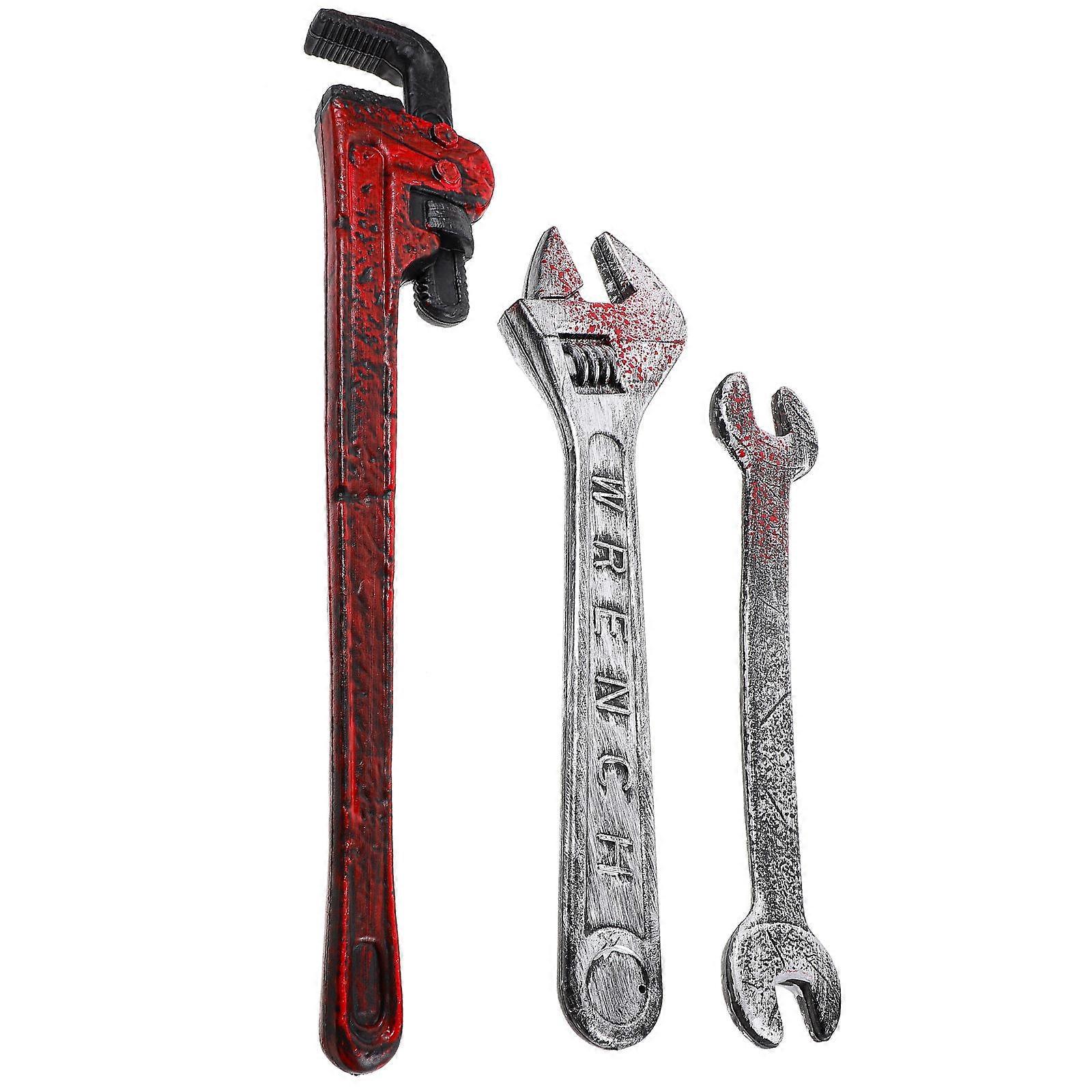 Halloween Plastic Simulation Wrench for Decoration 6Pcs