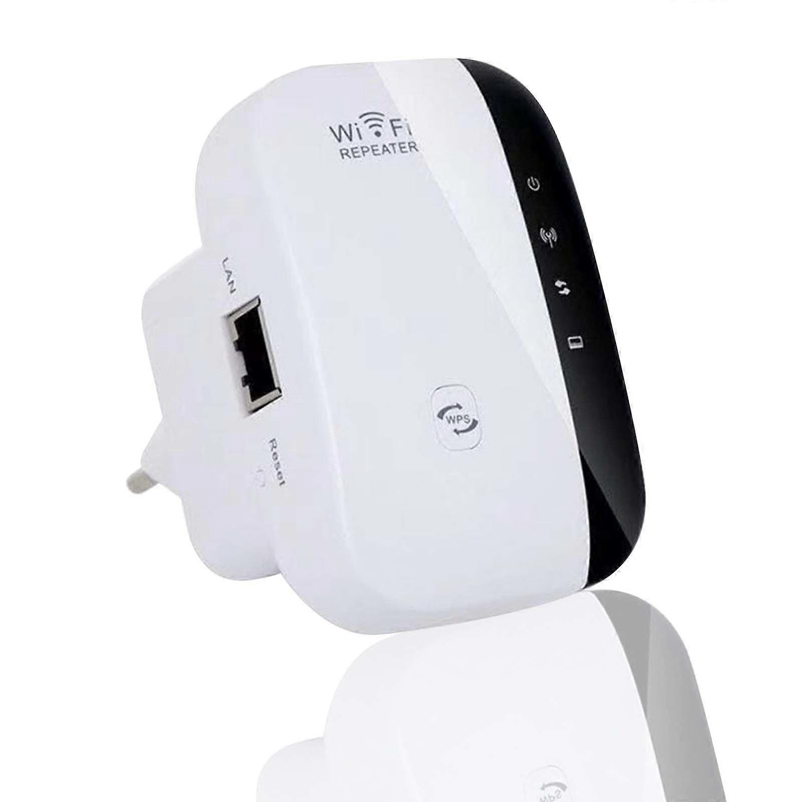 WiFi Range Extender Universal Repeater With Ethernet Port UK Plug Large Home Coverage Streaming And Gaming Easy Setup