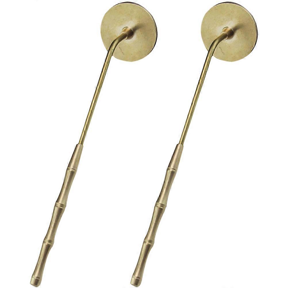 Copper Incense Press Tool with Long Handle for 2Pcs Ash Press Seal