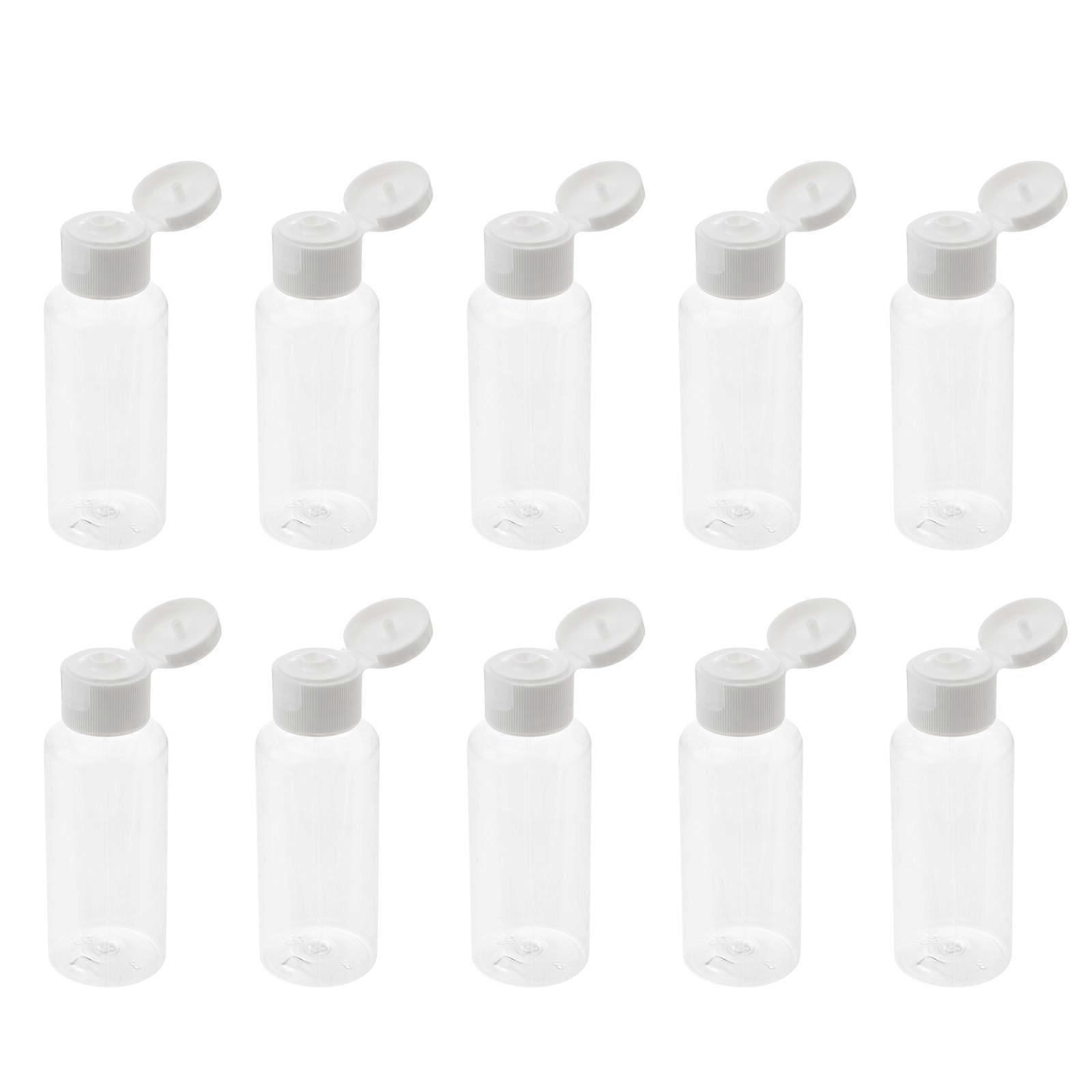 Travel Packaging 60 Pcs Refillable Liquid Bottle Designed For Cosmetics With ABS Material And Rectangular Shape