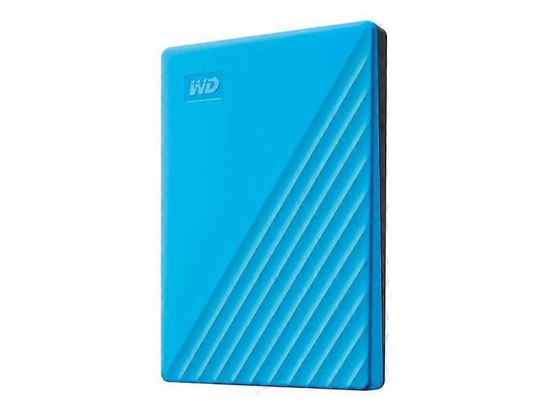 Wd My Passport Wdbyvg0020bbl - Harde schijf - Gecodeerd - 2 TB - Extern (draagbaar) - Usb 3.2 Gen 1 - 256-bit AES - Blauw