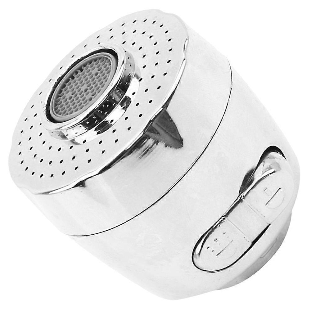 Faucet Aerator Water Filter for Kitchen Sink 2Pcs Splash-Proof Silver ABS