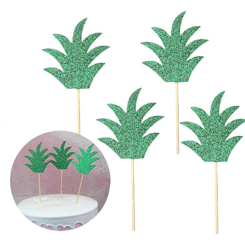 Lövtårtdekorationer med ananaspapper, 15 st