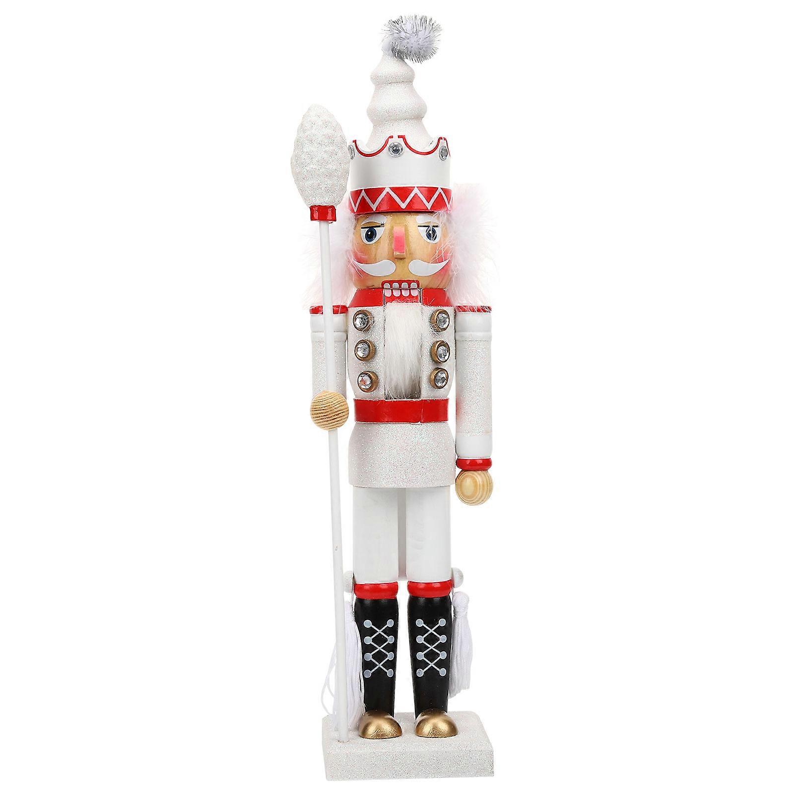 Wooden Nutcracker Puppet Christmas Nutcracker Figure for Decor