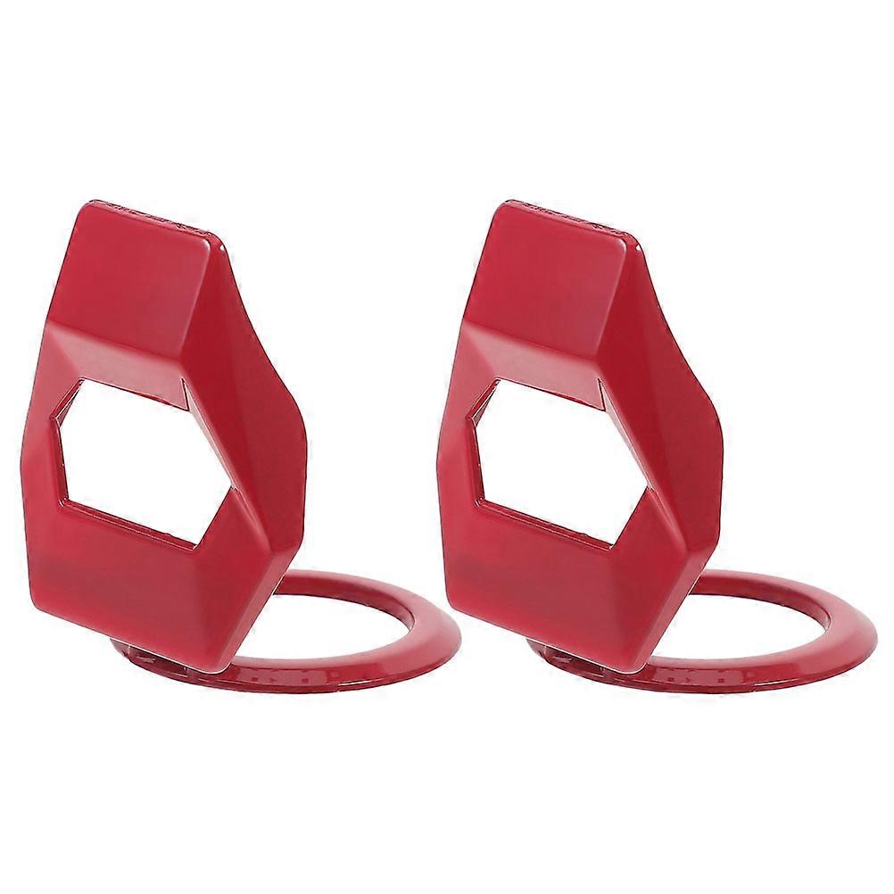 Car Accessories Car Engine Start Button Covers for Interior 8Pcs Red