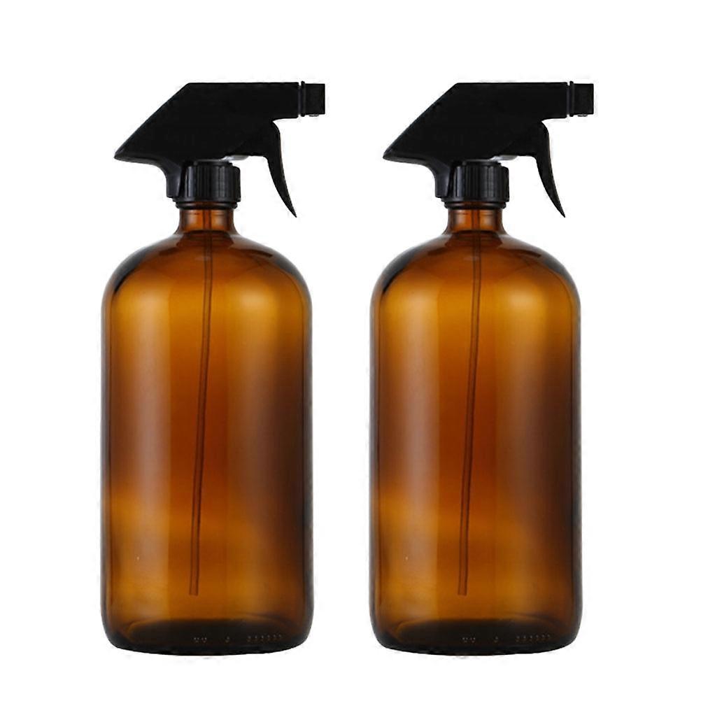 Glass Spray Bottle Brown Small Empty Spray Bottle for Makeup Usage 4Pcs