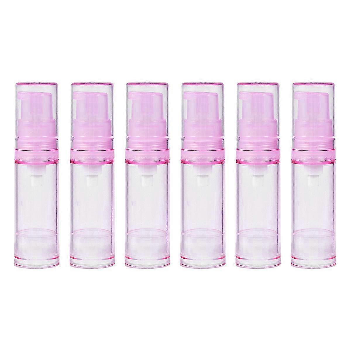 Travel Lotion Container Pump Bottles, 6 Pcs Empty Plastic Soap Dispenser Bottles for Travel