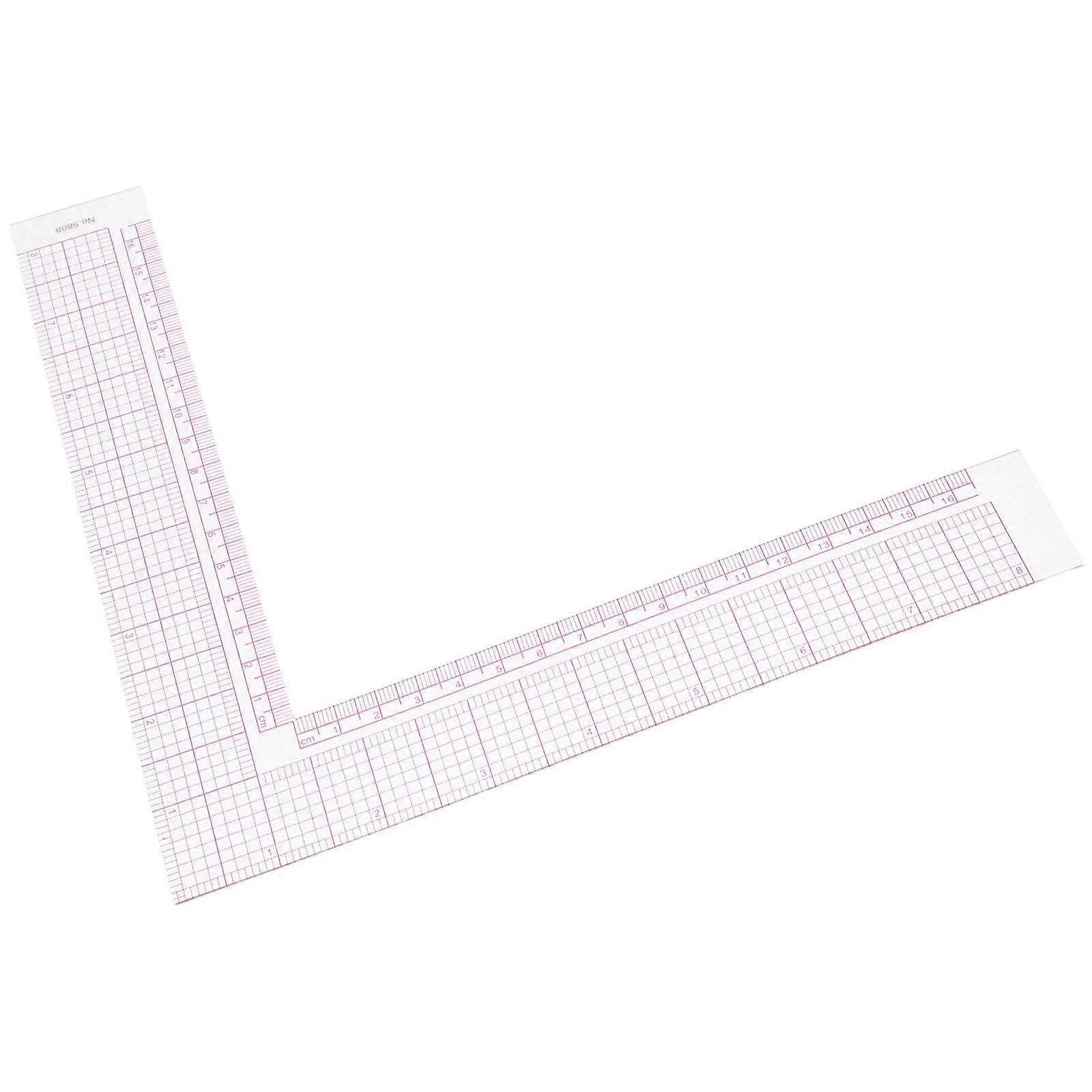 Plastic Curve Ruler For Clothing Design 2Pcs Multi Color Measuring Tool For DIY Sewing And Tailors 8.5X8.5X0.2In Accurate