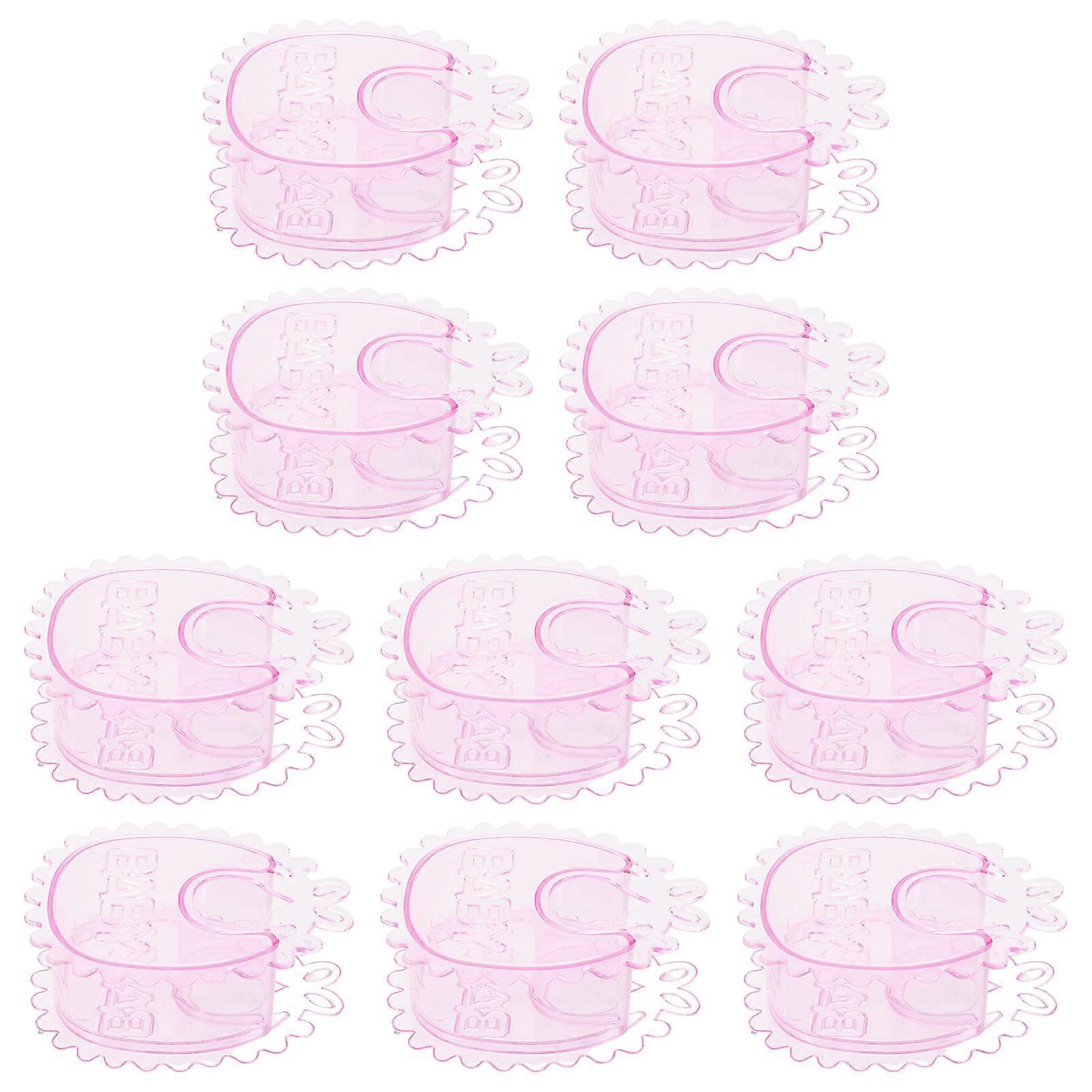 Baby Shower Candy Box Pink Candy Boxes for Storage Use 20Pcs Plastic